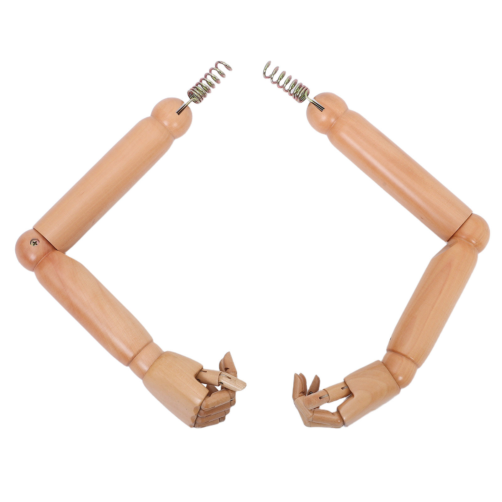 Baby Clothing Display - 1 paar flexibele houten mannequin-arms, vervangingsonderdeel