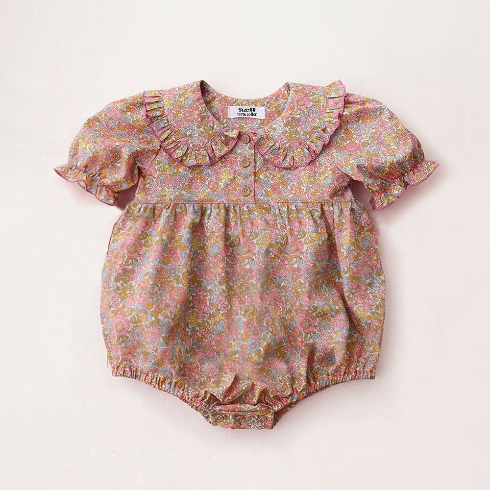 Baby Clothing Bundles - Zomer baby romper, schattig bloemetjes meisjes
