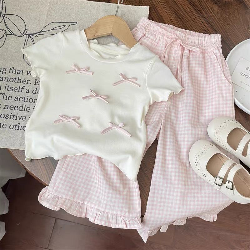 Baby Girl Clothing Zara - Kinderkledingsets Strik Top met korte mouwen
