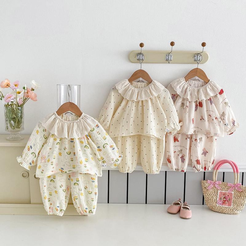 Baby Clothing For Sleep - Lente Herfst Baby Meisje Thuis Kleding