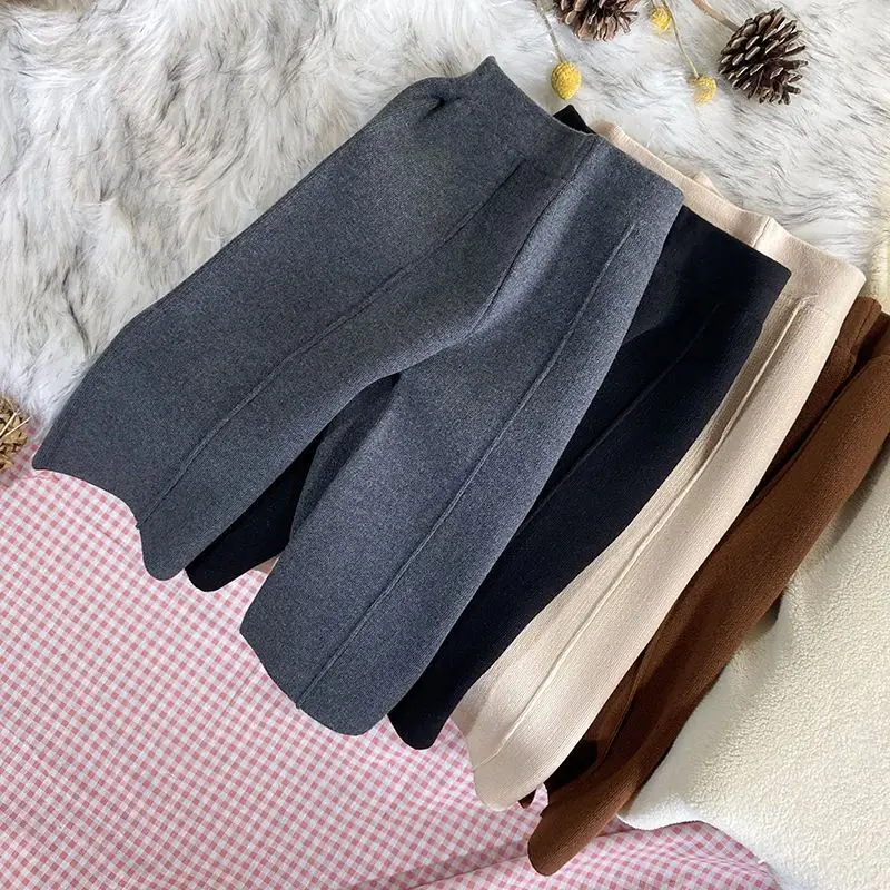 Baby Girl Clothing Zara - Herfst Winter Kinderen Verdikte Gebreide Rechte