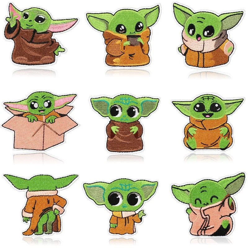 Baby Yoda Clothing - 9 stuks Star Wars Figuur Patches