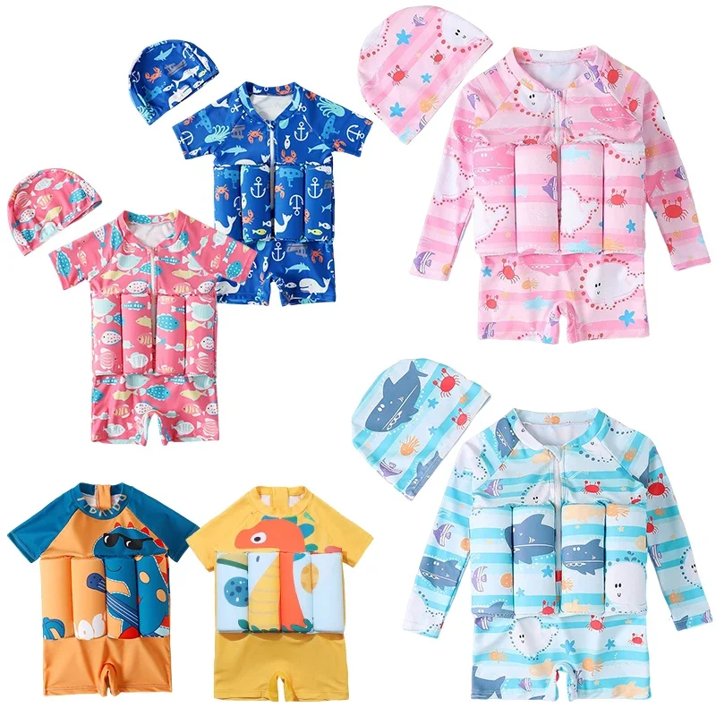 Baby Clothing Bundles - Kinderen Drijfbadpak Cartoon Print Zwemkleding Kind