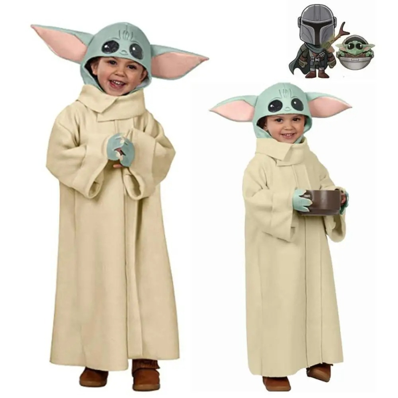 Baby Yoda Clothing - Kids Baby Yoda Cosplay-kostuum Leuke buitenaardse