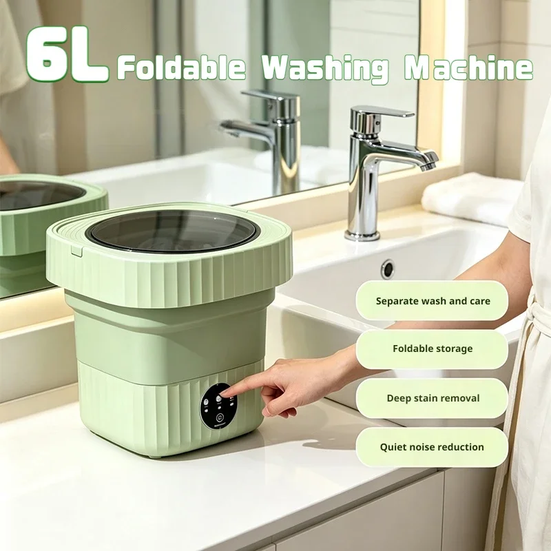 Baby Clothing Washing Machine - 6L Opvouwbare Draagbare Wasmachine Mini Wasmachine