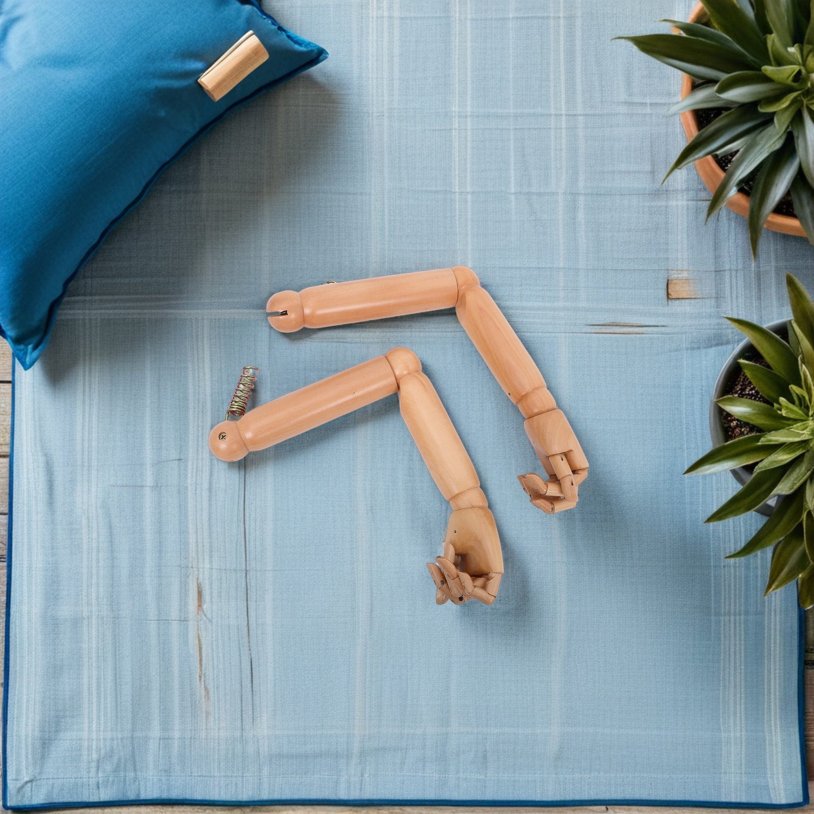 1 paar flexibele houten manneq - Baby Clothing Display recensie en prijs