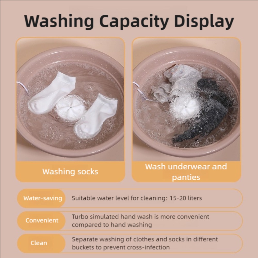 60W mini-wasmachine, draagbare - Baby Clothing Washing Machine recensie en prijs