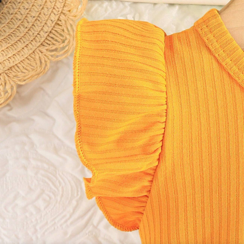 (0-3 jaar oude babymeisje jurk - Baby Clothing Yellow recensie en prijs