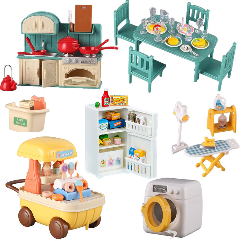 Poppenhuis meubelset, poppenhu - Baby Clothing Washing Machine recensie en prijs