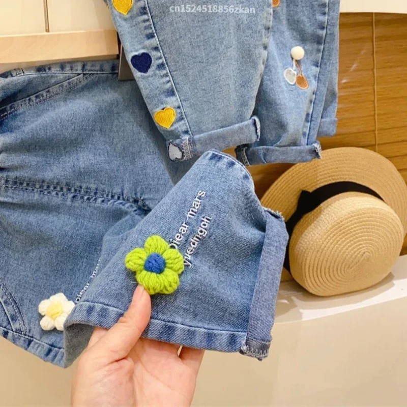 Geborduurde bloemenmeisje jean - Baby Girl Clothing Zara recensie en prijs