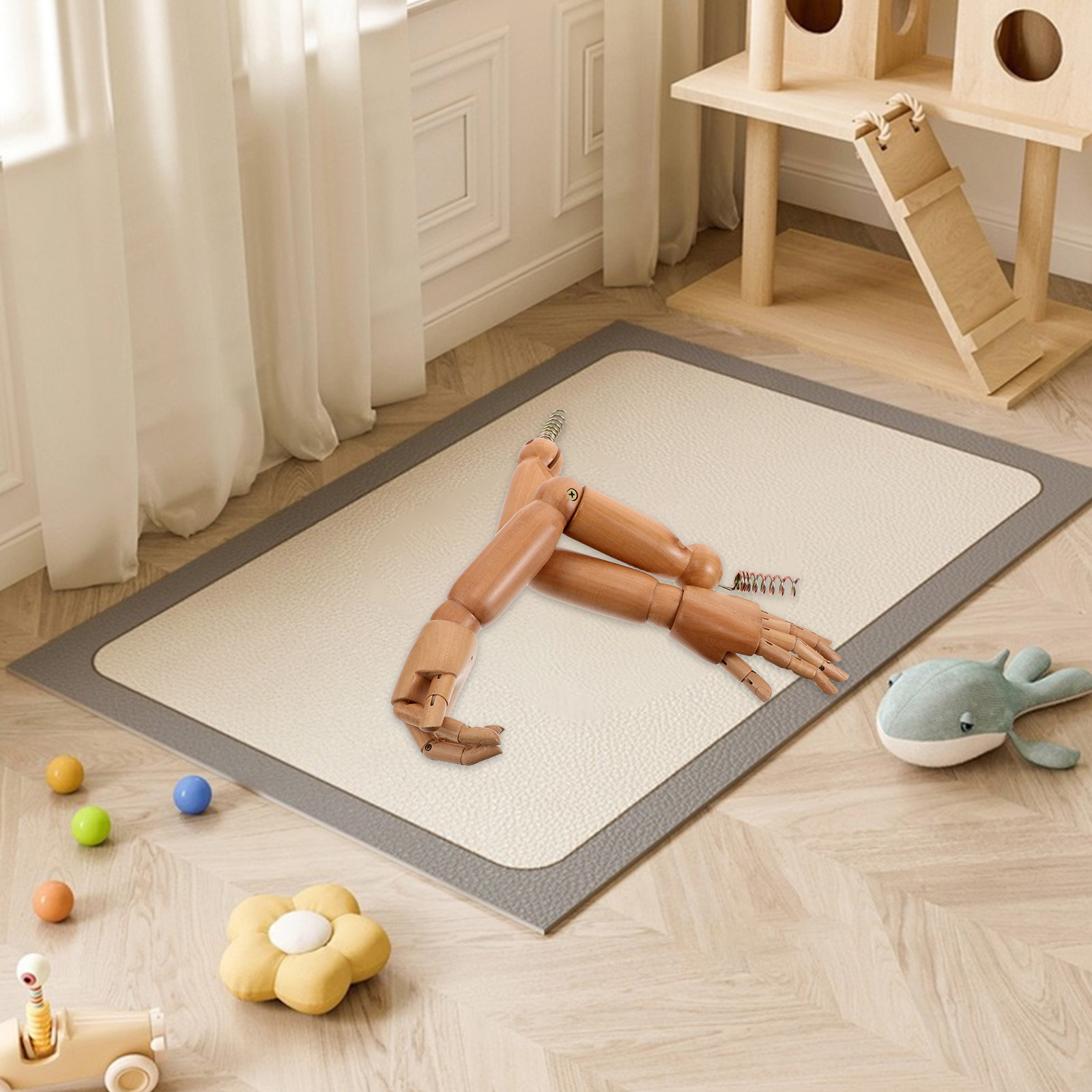 1 paar bionische houten manneq - Baby Clothing Display recensie en prijs