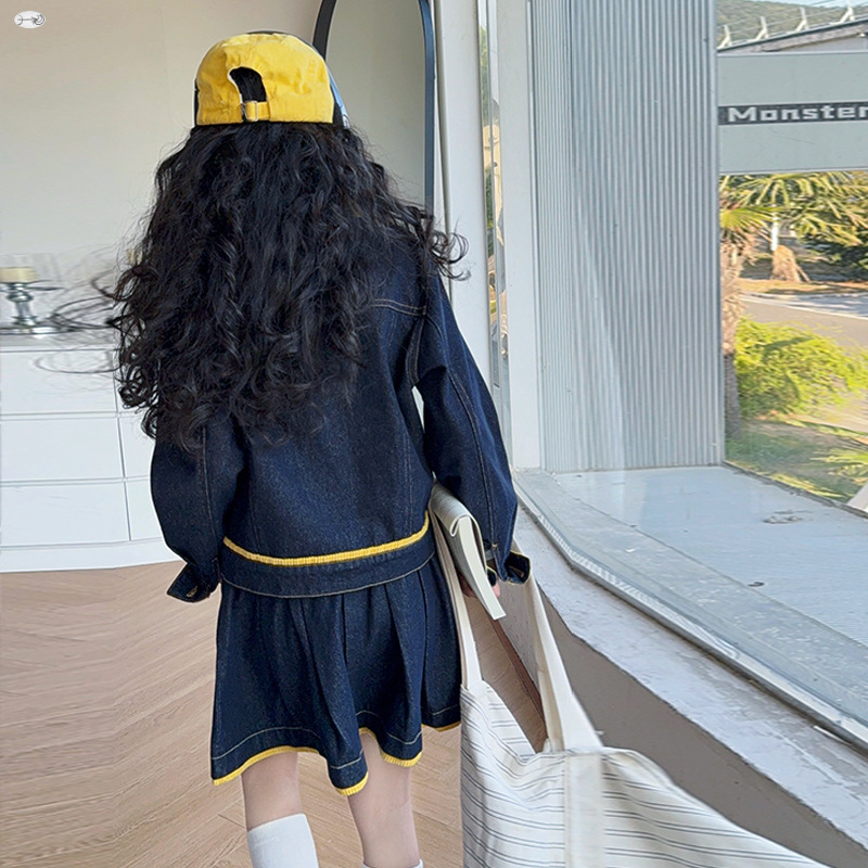Trendy geel denim jack met rev - Baby Clothing Yellow recensie en prijs