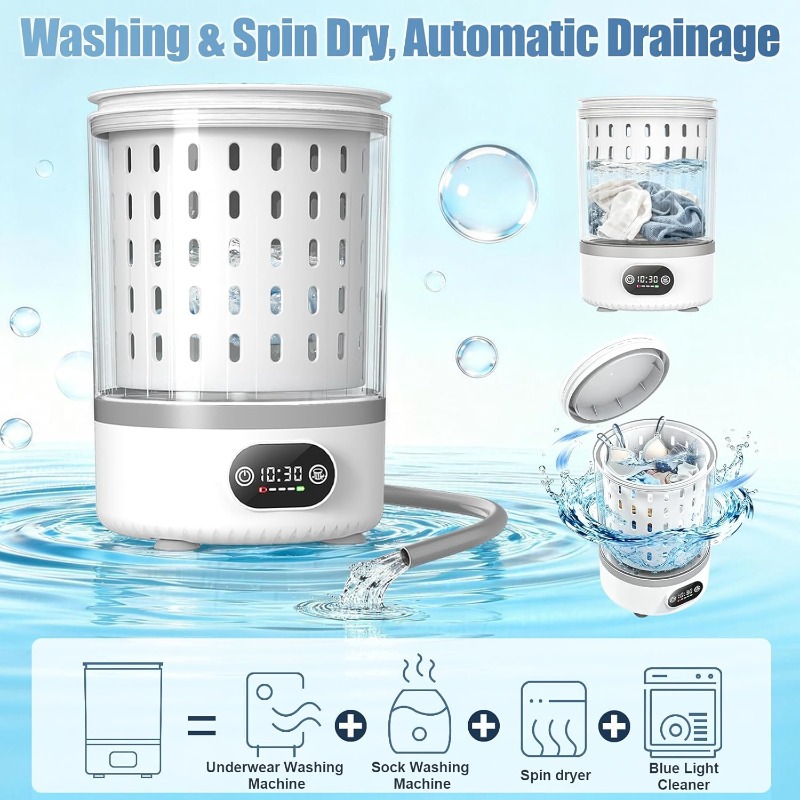 3L Mini-wasmachine, 3-in-1 dra - Baby Clothing Washing Machine recensie en prijs