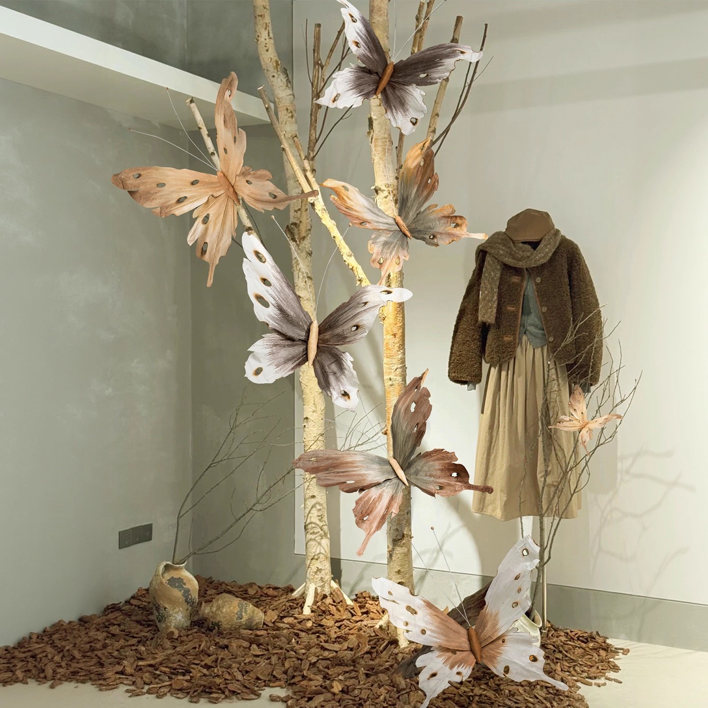 CX Indoor Herfst Herfst Vlinde - Baby Clothing Display recensie en prijs