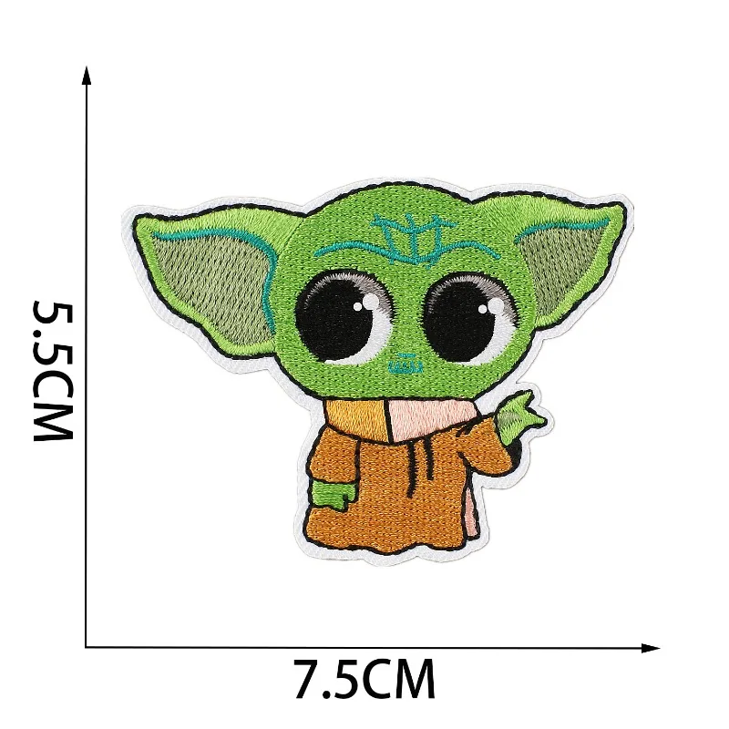 9 stuks Star Wars Figuur Patch - Baby Yoda Clothing recensie en prijs